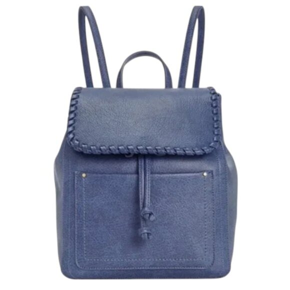 Style & Co. Handbags - Style and Co Whip Stitch Backpack Moonlight Blue Magnetic Snap NWT